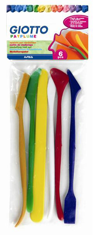 Picture of 9507-GIOTTO PATPLUME SPATULAES - 6 pcs MODELLING SET